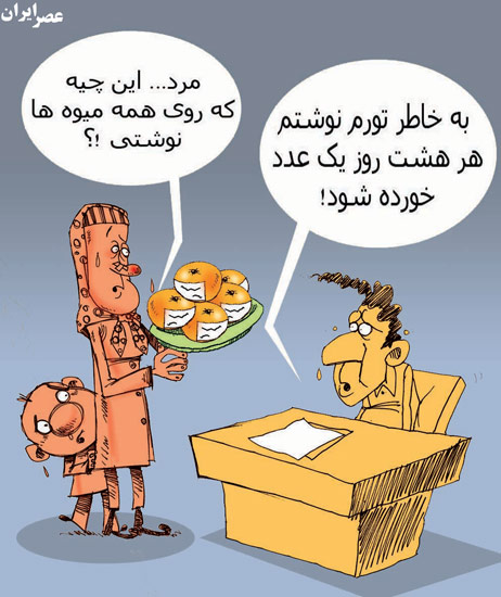 تاثیر تورم بر قیمت میوه