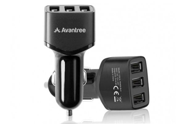 شارژر سه‌گانه خودرو+تصاویر