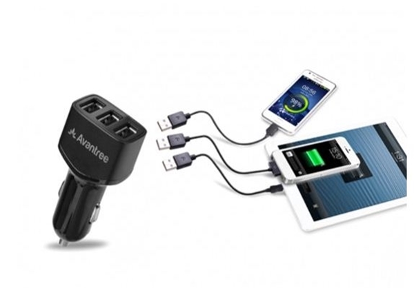 شارژر سه‌گانه خودرو+تصاویر