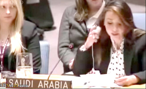 جنجال برسر بي‌حجابي نماینده عربستان (عکس)