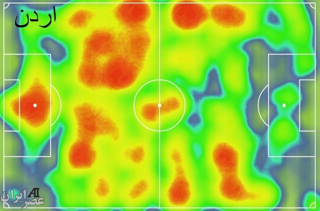 تیم دونده سرسام آور ( نقشه حرارتی 3 بازی عراق)