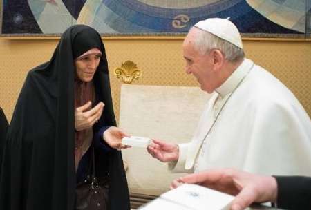 ديدار معاون رئيس جمهور ايران با پاپ