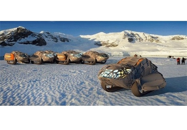 زیستگاه سیار قطب جنوب+تصاویر