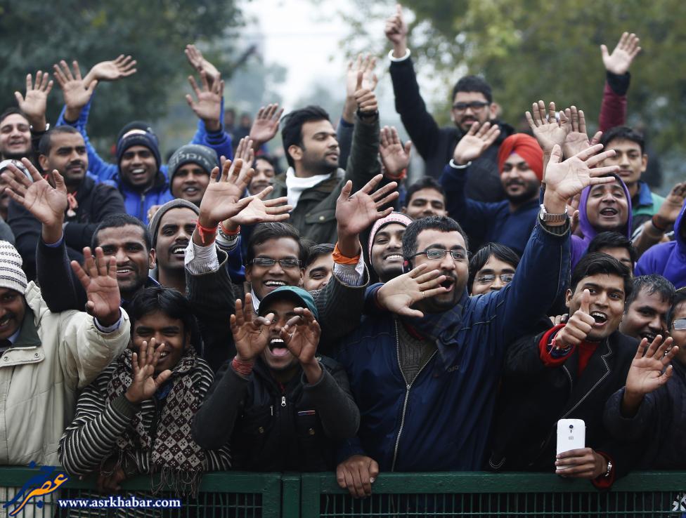 سفر اوباما یه هند (عکس)