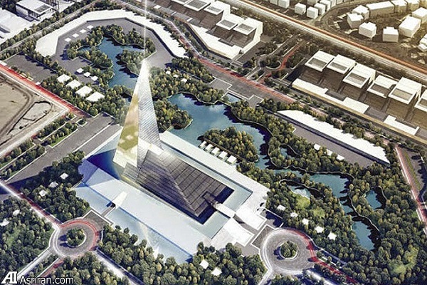 ساخت هرم شیشه ای در قلب قاهره! ساخت هرم شیشه ای در قلب قاهره!