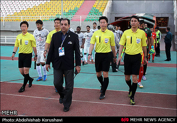 دیدار تیم های فوتبال فولاد خوزستان و السد قطر (عکس)