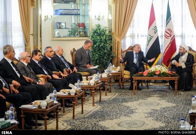 دیدار آملی‌لاریجانی با رییس قوه قضاییه عراق (عکس)