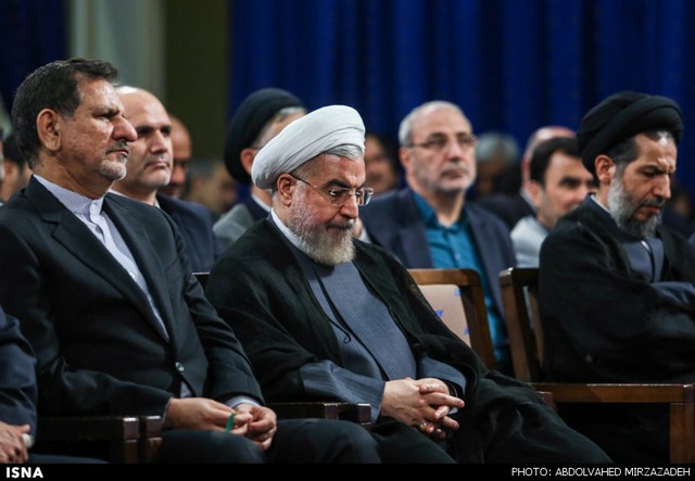 دیدار رییس و نمایندگان مجلس با روحانی (عکس)
