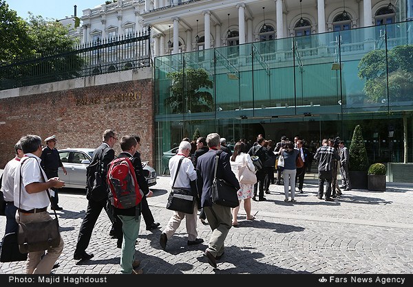 نشست خبری ظریف - وین (عکس)