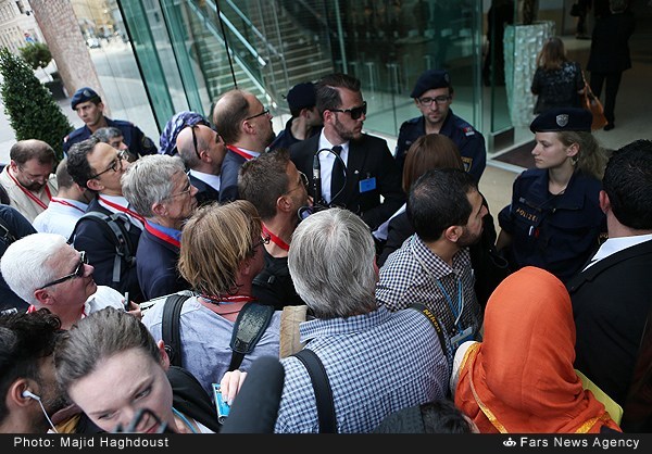 نشست خبری ظریف - وین (عکس)