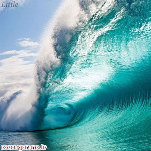 زیبایی امواج غول پیکر (+عکس)