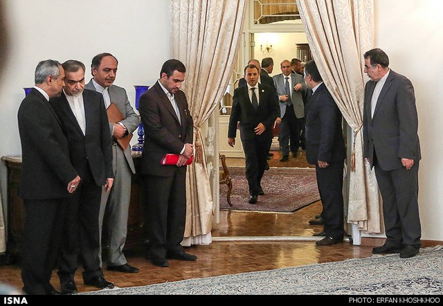 دیدار وزرای خارجه ونزوئلا ولبنان باروحانی (عکس)