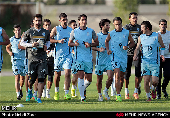 تمرین تیم استقلال (عکس)
