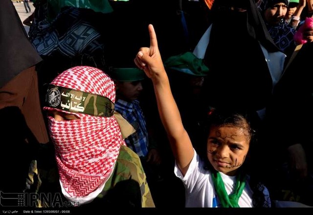 جشن پیروزی مقاومت در غزه (عکس)