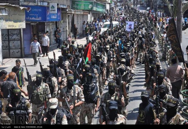 جشن پیروزی مقاومت در غزه (عکس)