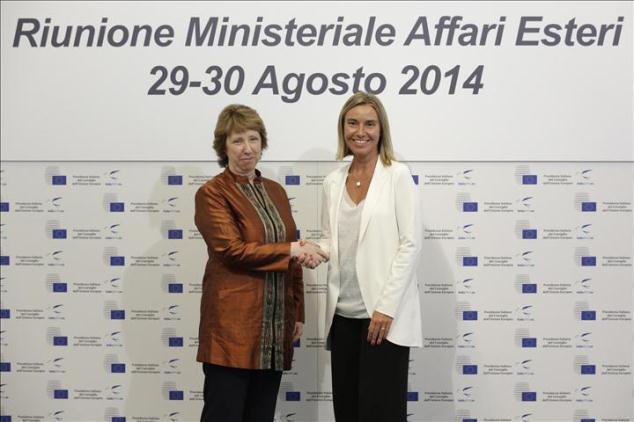 وزیر خارجه ایتالیا جانشین اشتون شد