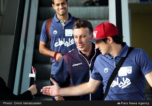 بازگشت تیم ملی فوتبال از اردوی پرتغال (عکس)