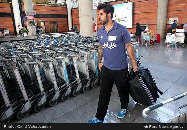 بازگشت تیم ملی فوتبال از اردوی پرتغال (عکس)