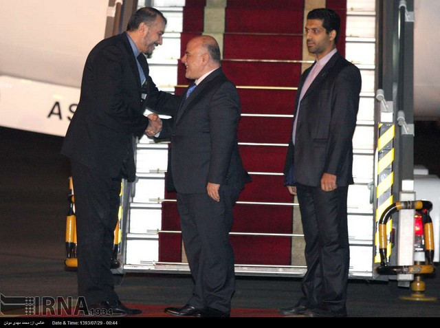 ورود نخست وزیر عراق به تهران (عکس)