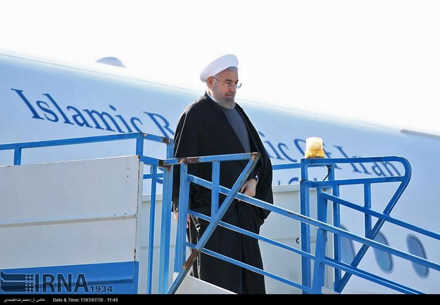 سفر روحانی به زنجان (عکس)