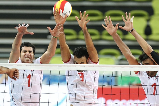 والیبال ایران - هند (گزارش تصویری)