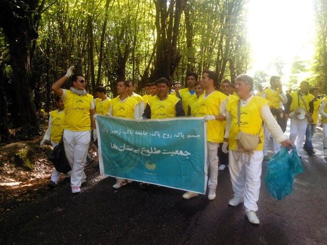 پاکسازی حرم، جنگل، دریا به دست کارتن ‌خوابهای بهبود یافته از اعتیاد