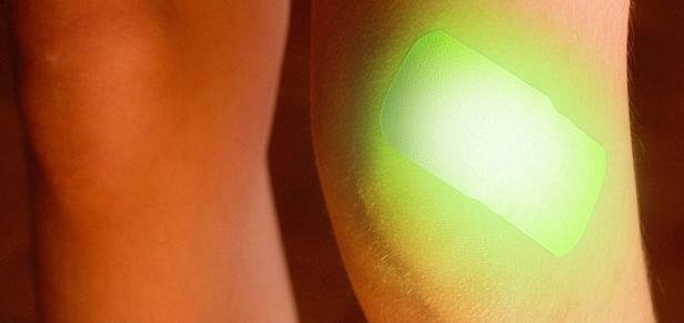 باندی که در صورت عدم بهبود زخم میدرخشد باندی که در صورت عدم بهبود زخم میدرخشد