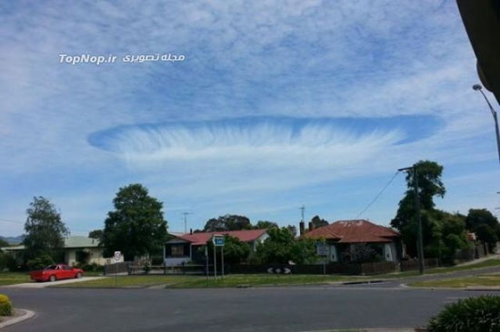 پدیده جالب هواشناسی در استرالیا (عکس)