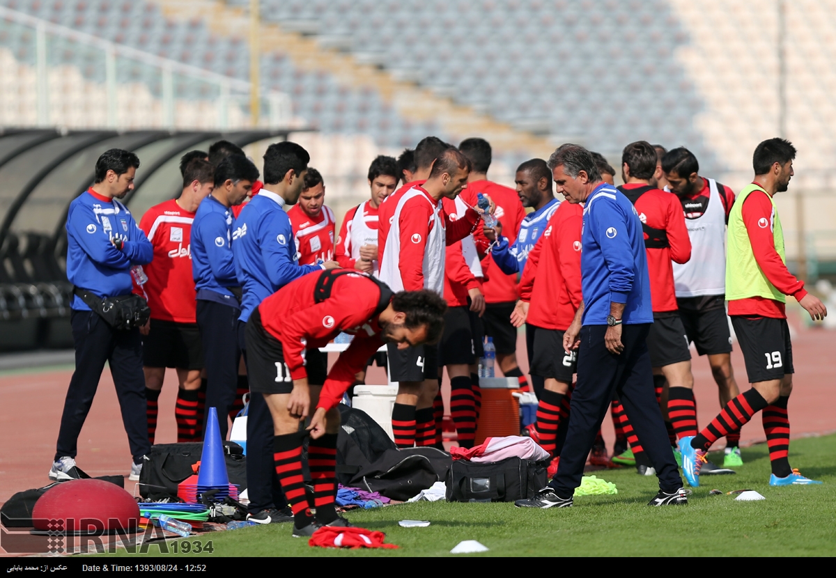 تمرین شنبه تیم ملی ( گزارش تصویری)