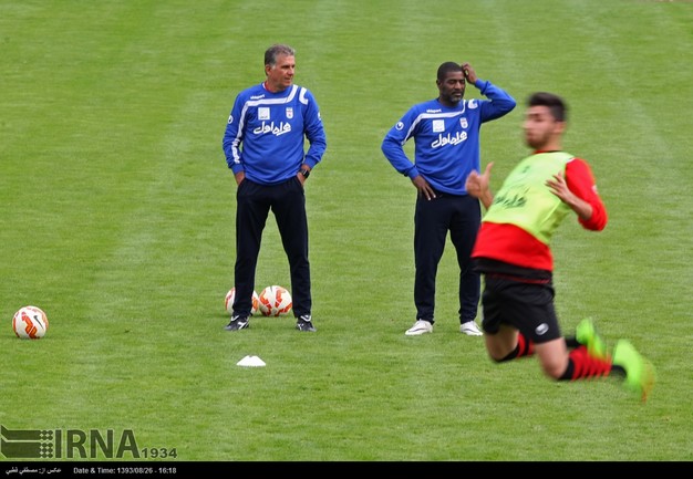 تمرین تیم ملی ایران دوشنبه(گزارش تصویری)