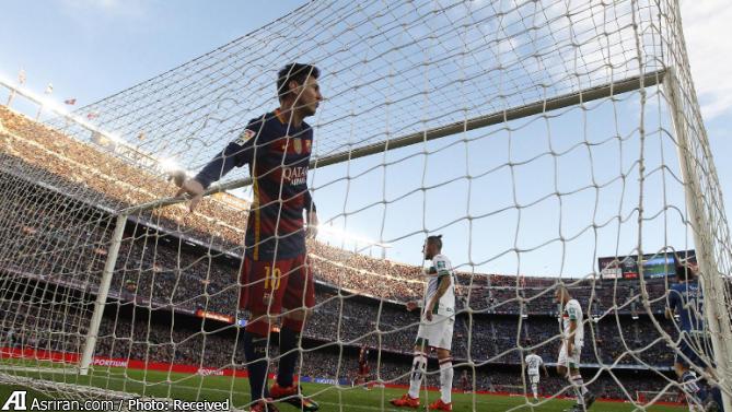 هت تریک مسی بارسا را بالا کشید(+گزارش تصویری)