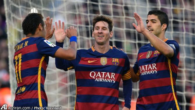 هت تریک مسی بارسا را بالا کشید(+گزارش تصویری)