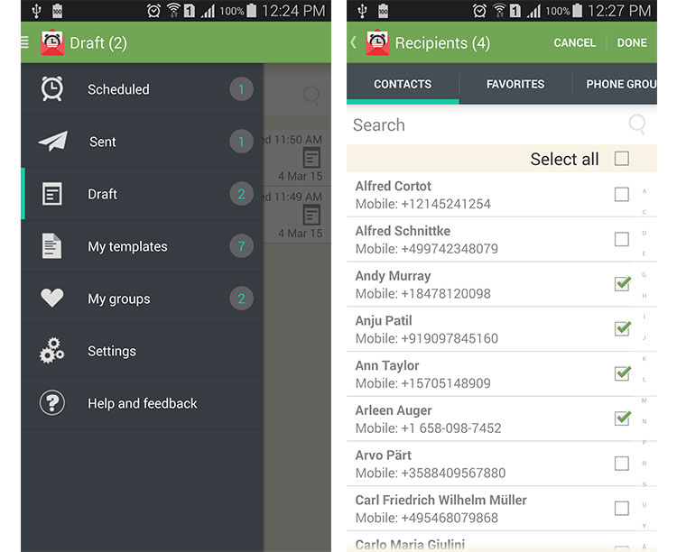 ارسال زمانبندی شده پیامک ها با SMS Scheduler