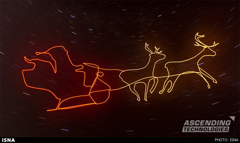 پهپادهایی که روی بوم آسمان نقاشی میکشند پهپادهایی که روی بوم آسمان نقاشی میکشند