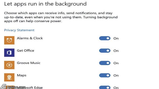 افزایش عمر باتری در دستگاه های مجهز به ویندوز 10 افزایش عمر باتری در دستگاه های مجهز به ویندوز 10