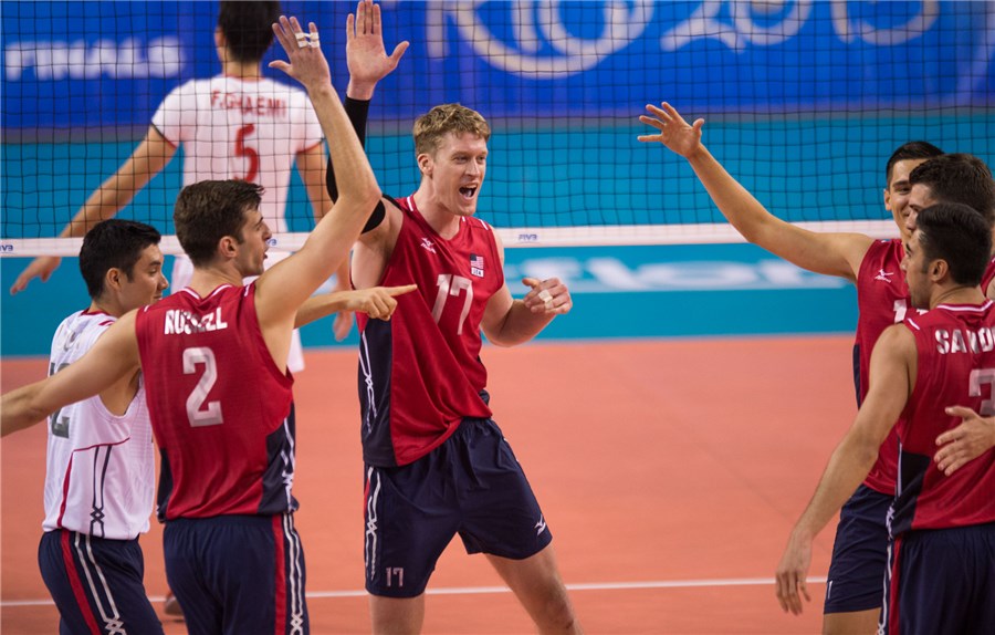 آمریکا 3 - ایران 1 / شکست والیبال ایران در اولین مسابقه لیگ جهانی!