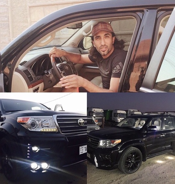 جاسم کرار و لندکروزش در عراق(عکس)