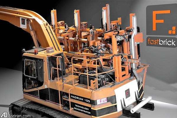 ربات آجرچینی که در دو روز یک خانه می سازد! ربات آجرچینی که در دو روز یک خانه می سازد!