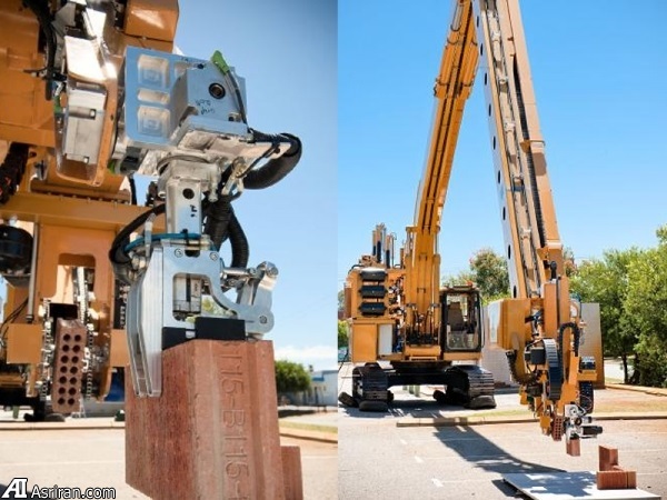 ربات آجرچینی که در دو روز یک خانه می سازد! ربات آجرچینی که در دو روز یک خانه می سازد!