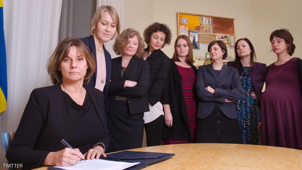 واکنش تصویری وزیر سوئدی به یک تصمیم ترامپ واکنش تصویری وزیر سوئدی به یک تصمیم ترامپ