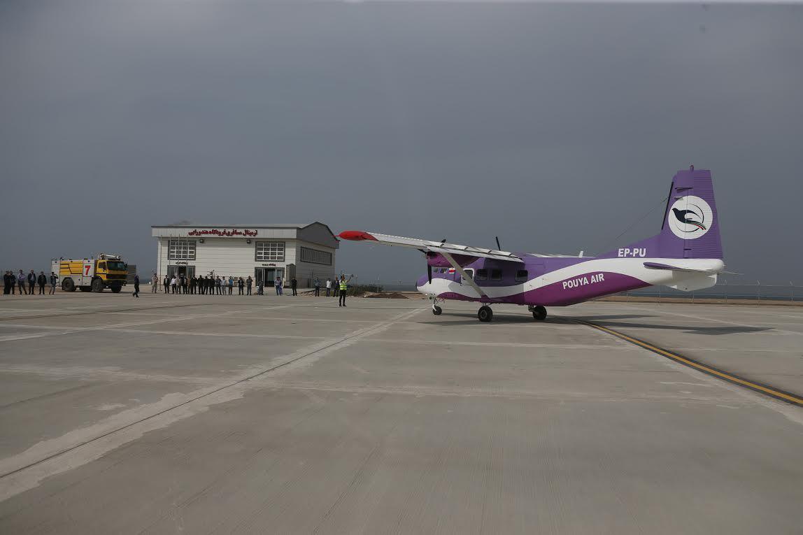 اولین پرواز آزمایشی در فرودگاه هندورابی به زمین نشست