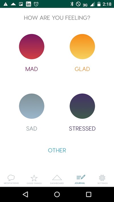 مدیریت استرس با اپلیکیشن رایگان Mindset