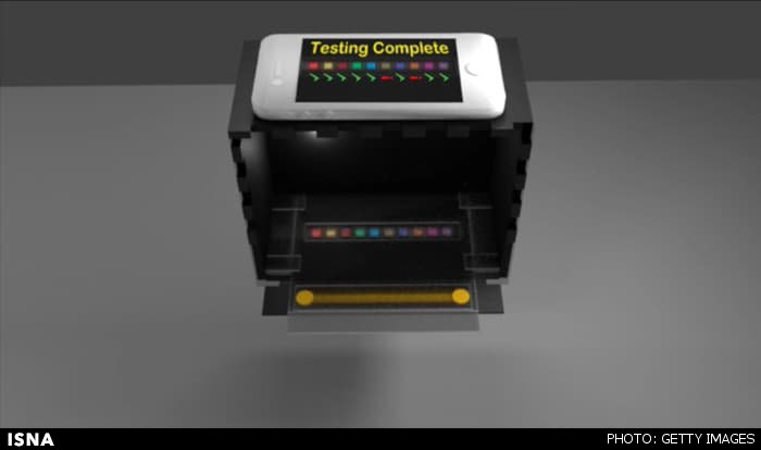 آزمایش ادرار با تلفن همراه در خانه