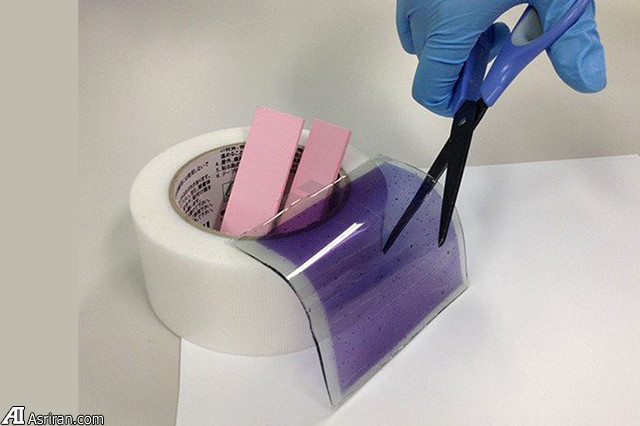 این نمایشگر را می توانید با قیچی برش دهید! این نمایشگر را می توانید با قیچی برش دهید!