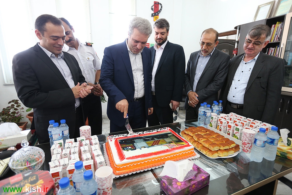 گرامیداشت روز آتش نشان در جزیره کیش