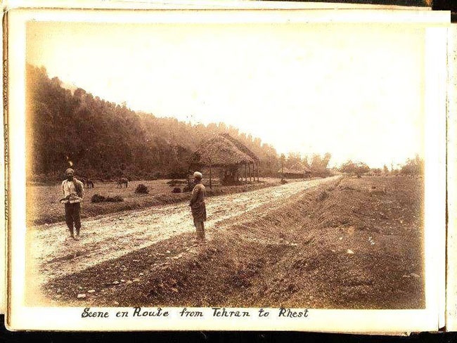 جاده تهران - رشت، ۱۰۰ سال قبل (عکس)