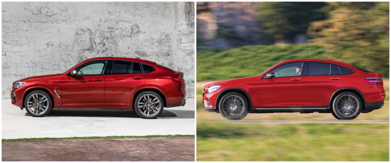 مرسدس GLC کوپه یا ب&zwnj;ام&zwnj;و X4: بله، انتخاب سخت است!