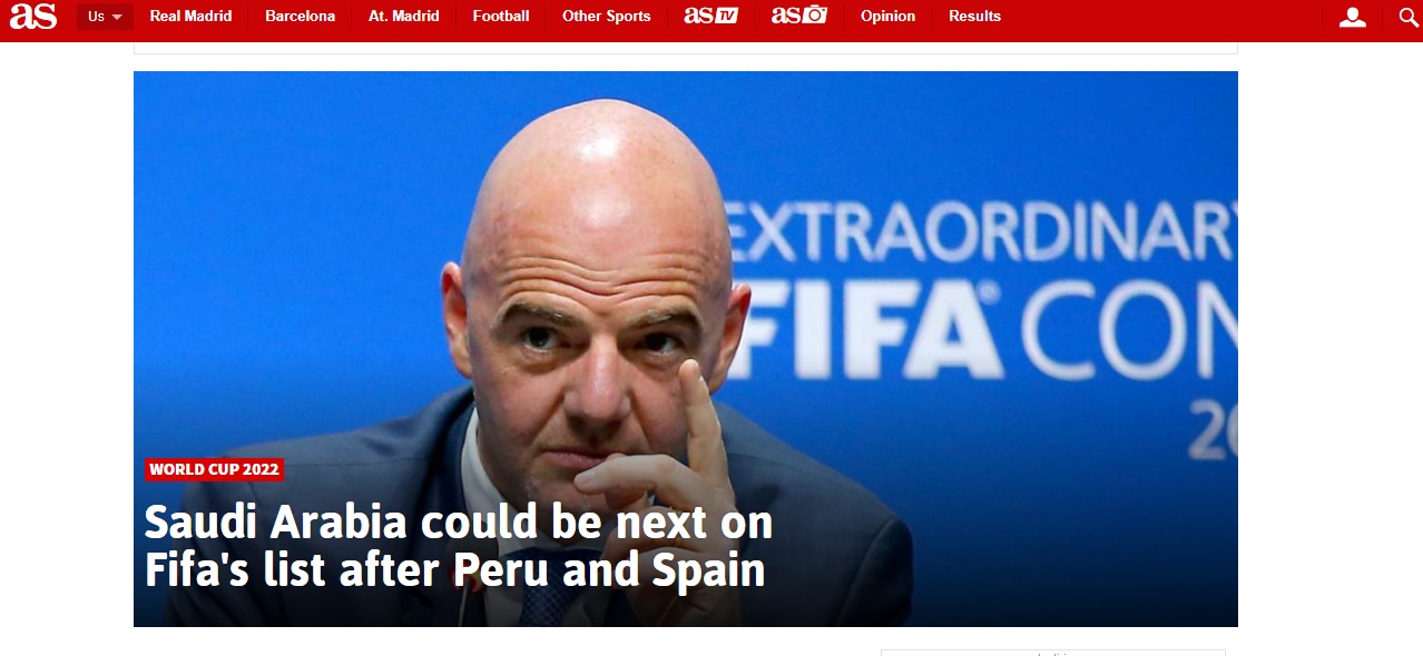 فیفا عربستان را به اخراج از جام جهانی 2018 تهدید کرد فیفا عربستان را به اخراج از جام جهانی 2018 تهدید کرد