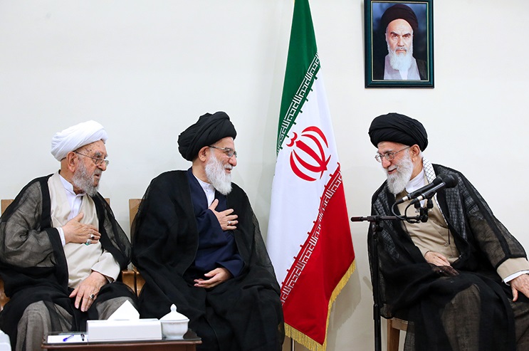 دیدار رئیس و اعضای مجلس خبرگان رهبری با رهبر انقلاب (+عکس)