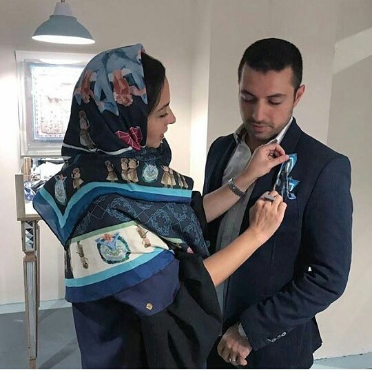 اشکان خطیبی از همسرش (عکس)